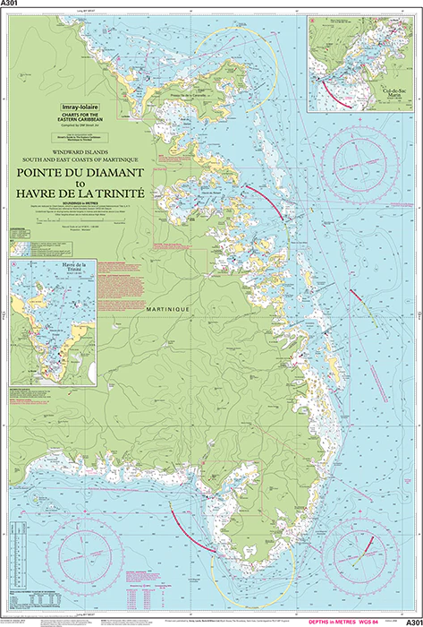 Martinique south and east coasts - A301