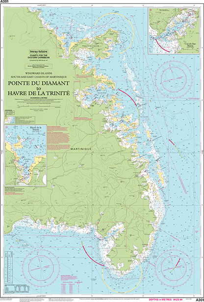 Martinique south and east coasts - A301
