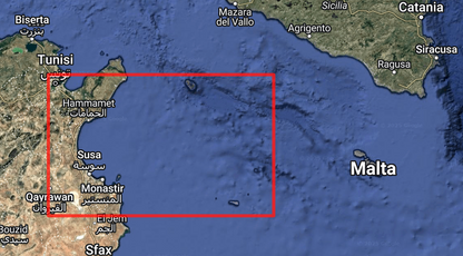 Da Ras El-Mir a Cap Africa - Pantelleria e Isole Pelagie - 947