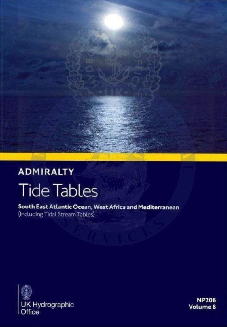 Tide tables 2025 NP208