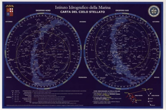 Carta del cielo stellato