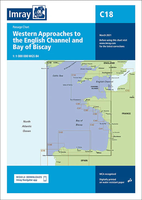 Western approches English Channel Bay Biscay - C18