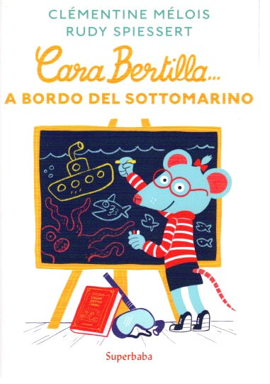 Cara Bertilla a bordo del sottomarino