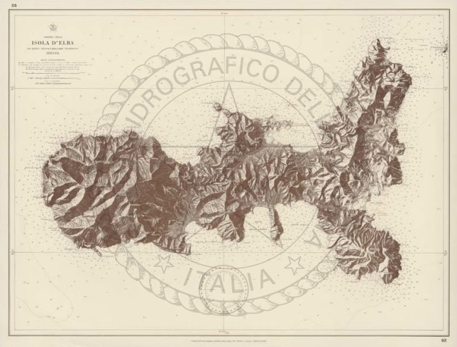 Mar sardegna nord batimetrica 1573