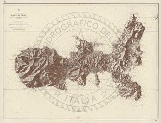 Mar sardegna nord batimetrica 1573