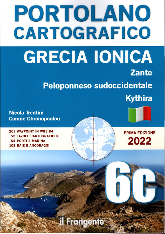 Portolano Cartografico 6c - Grecia Ionica: Zante, Peloponneso sudoccidentale, Kythira