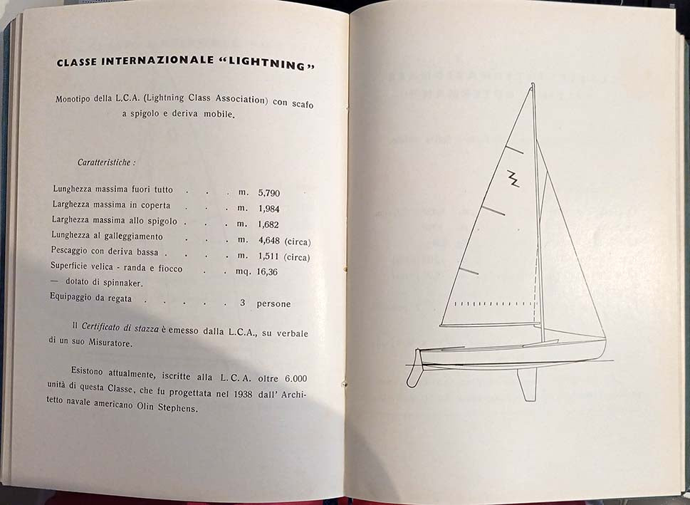 u.s.v.i. unione società veliche italiane annuario 1957